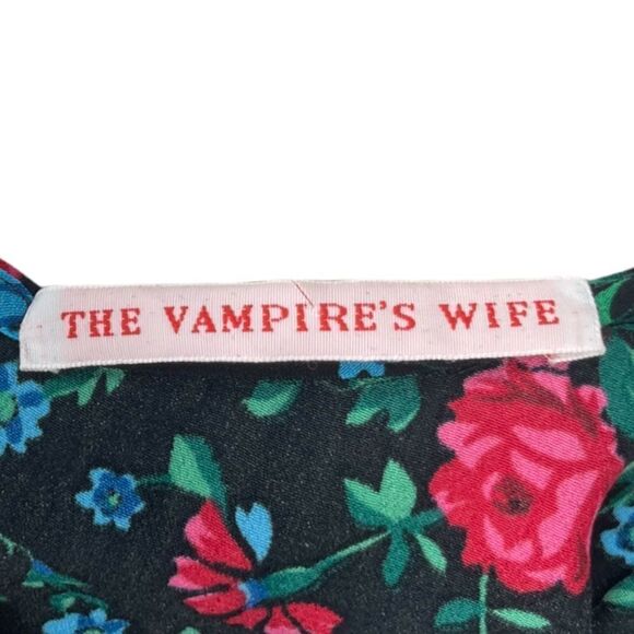 Vampire’s Wife Gypsy Floral Mini Dress Size 2 New - Picture 6 of 10